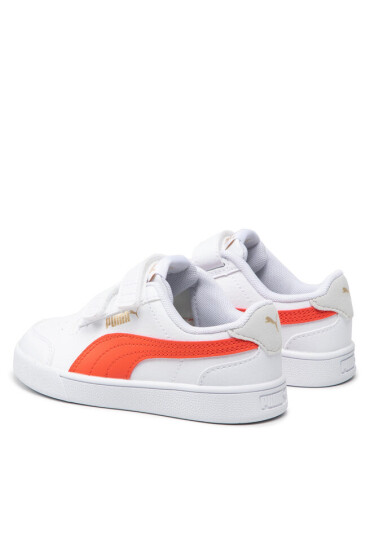 Puma Сникърси Shuffle V Ps 375689 07 White/Tomato/Gold/Gray - Mera.bg