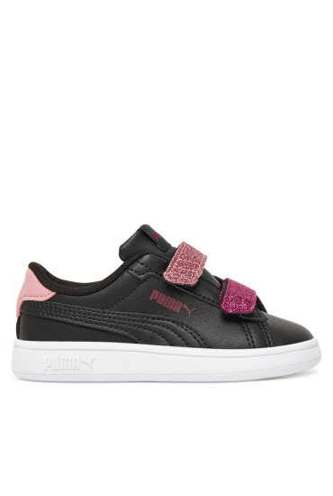 Puma Сникърси Smash 3.0 L Glitter Velcro V Inf 395610 07 Черен - Mera.bg