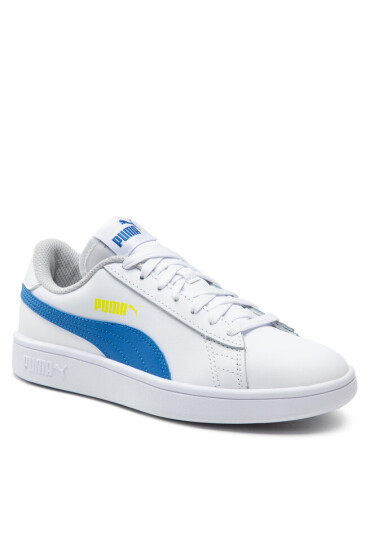 Puma Сникърси Smash V2 L Jr 365170 33 White/Victoria Blue - Mera.bg