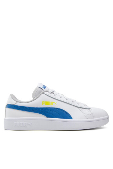 Puma Сникърси Smash V2 L Jr 365170 33 White/Victoria Blue - Mera.bg
