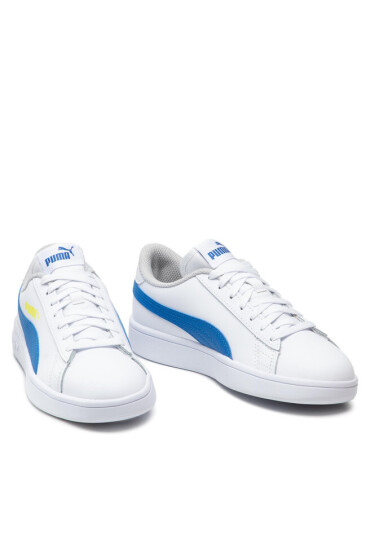 Puma Сникърси Smash V2 L Jr 365170 33 White/Victoria Blue - Mera.bg