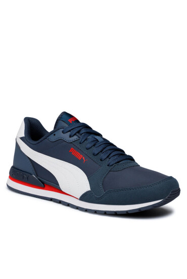 Puma Сникърси St Runner V3 Nl 384857 08 Sargasso Sea/White/Red - Mera.bg