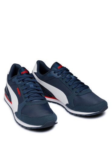 Puma Сникърси St Runner V3 Nl 384857 08 Sargasso Sea/White/Red - Mera.bg