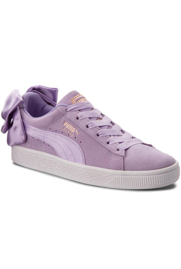 Puma Сникърси Suede Bow Jr 367316 03 Purple Rose/Purple Rose - Mera.bg