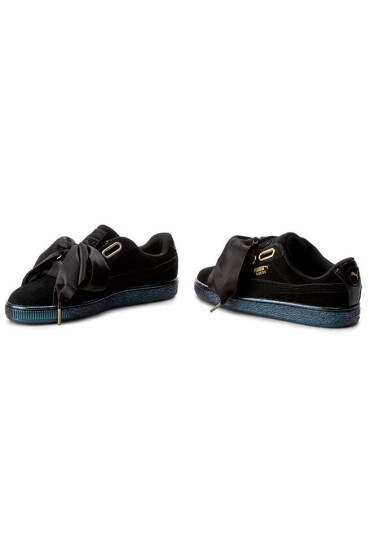 Puma Сникърси Suede Heart Satin Wn's 362714 03 Black/ Black - Mera.bg