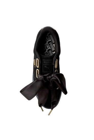 Puma Сникърси Suede Heart Satin Wn's 362714 03 Black/ Black - Mera.bg