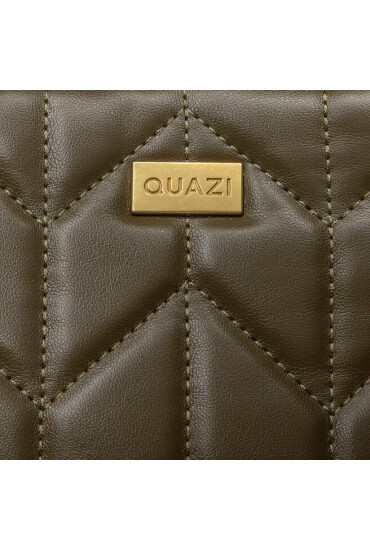 QUAZI Дамска чанта MQT-J-008-02 Khaki - Mera.bg