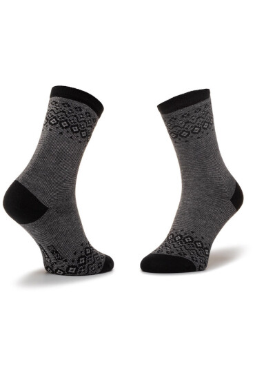 QUAZI Комплект 3 чифта дълги чорапи дамски QZ-SOCKS-65-04-WOMAN-004 Черен - Mera.bg
