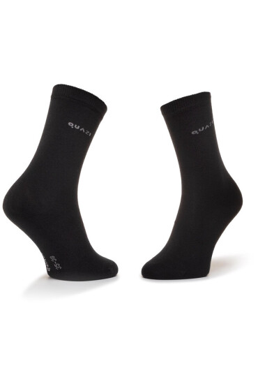 QUAZI Комплект 3 чифта дълги чорапи дамски QZ-SOCKS-65-04-WOMAN-004 Черен - Mera.bg