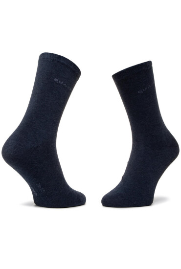 QUAZI Комплект 3 чифта дълги чорапи мъжки QZ-SOCKS-65-04-WOMAN-002 Тъмносин - Mera.bg