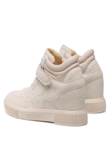 QUAZI Сникърси WS5712-01 Beige - Mera.bg