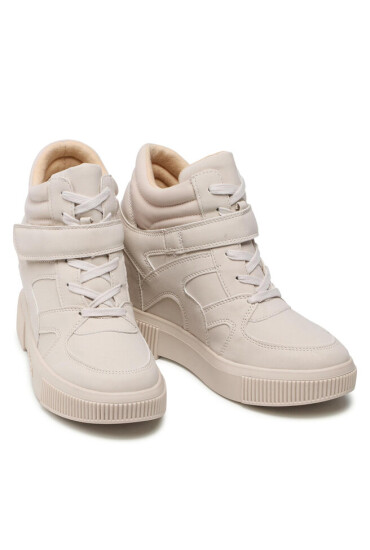 QUAZI Сникърси WS5712-01 Beige - Mera.bg