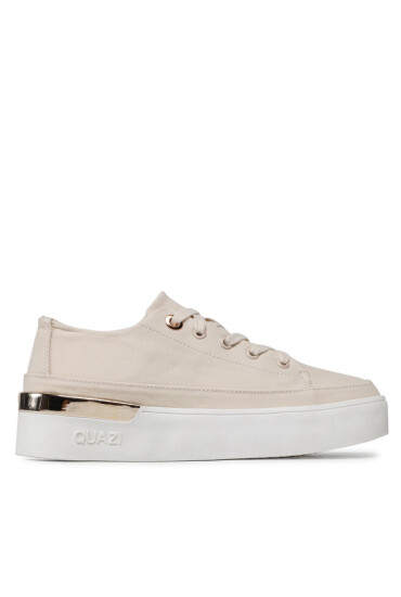 QUAZI Сникърси WS5686-05 Beige - Mera.bg