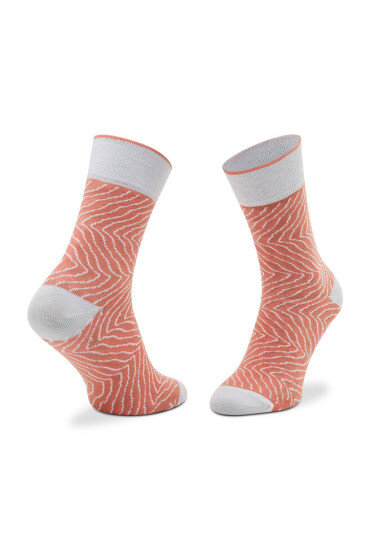 Rainbow Socks Чорапи дълги дамски Sushi Socks Box Salmon Nigiri Розов - Mera.bg