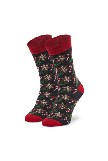 Rainbow Socks Комплект 3 чифта дълги чорапи мъжки Xmas Socks Box Stripes Pak 3 Зелен - Mera.bg