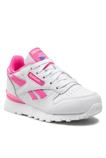 Reebok Classic Обувки Leather Step N Fl GV8643 Ftwwht/Ftwwht/Atopnk - Mera.bg