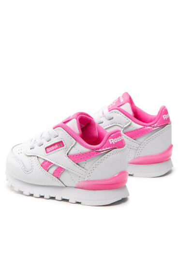 Reebok Classic Обувки Leather Step N Fl GX3885 Ftwwht/Ftwwht/Atopnk - Mera.bg