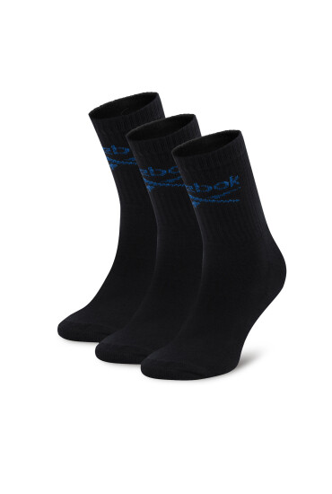 Reebok Дълги чорапи R0258-SS24 (3-pack) Черен - Mera.bg