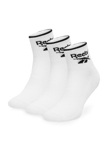 Reebok Дълги чорапи R0362-SS24 (3-pack) Бял - Mera.bg