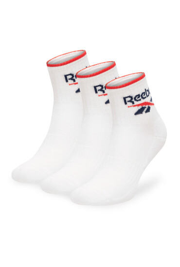 Reebok Дълги чорапи R0362-SS24 (3-pack) Бял - Mera.bg