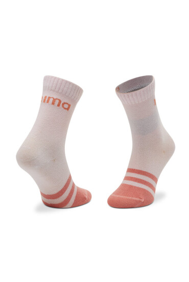 Reima Комплект 2 чифта дълги чорапи детски Jalkaan 527375 Coral Pink 3211 - Mera.bg