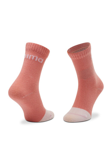 Reima Комплект 2 чифта дълги чорапи детски Jalkaan 527375 Coral Pink 3211 - Mera.bg