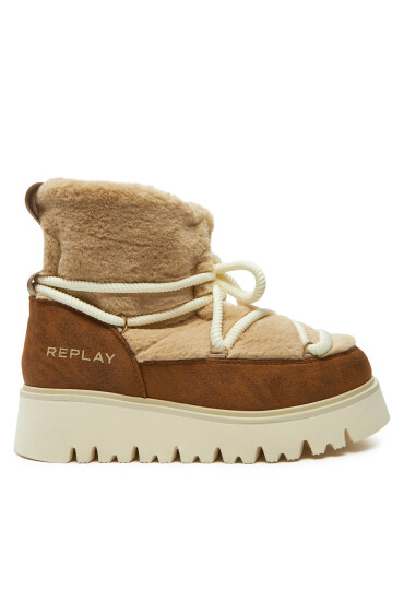 REPLAY Апрески Melrose Hair Lace-Up GWF2H.000.C0014S Кафяв - Mera.bg