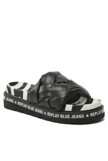 Replay Чехли Muddy Braid S GWF81 .000.C0028S Black 0003 - Mera.bg