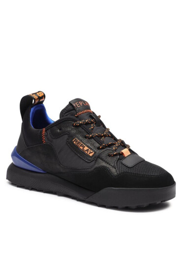 Replay Сникърси Field Master GMS8L.000.C0001L Black/Orange Royal 3255 - Mera.bg