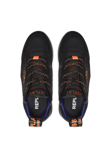 Replay Сникърси Field Master GMS8L.000.C0001L Black/Orange Royal 3255 - Mera.bg