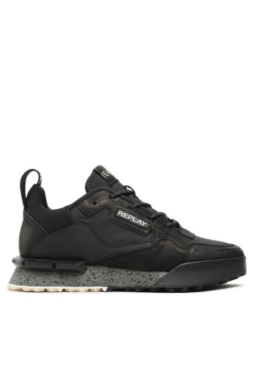 Replay Сникърси Field Classic X GMS1P .000.C0032L Black 0003 - Mera.bg