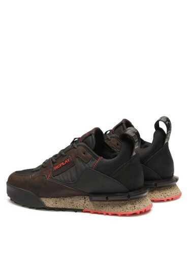 Replay Сникърси Field Classic X GMS1P.000.C0032L Dk Brown Black 0090 - Mera.bg