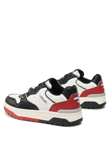 Replay Сникърси Gemini Perforated GMZ4S.000.C0002L Black/Off Wht/Red 3182 - Mera.bg