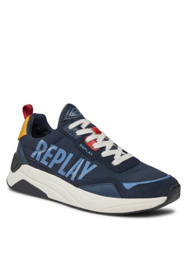 Replay Сникърси GMS6I .000.C0027T Navy Yellow 923 - Mera.bg