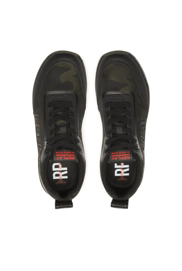 Replay Сникърси Shoot Camo 2 GMS1C.000.C0029T Black 0003 - Mera.bg