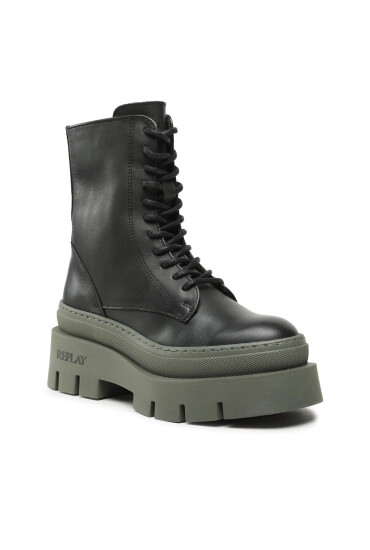 Replay Туристически oбувки Nathalie GWL82.000.C0003L Black Mil Grn 1659 - Mera.bg