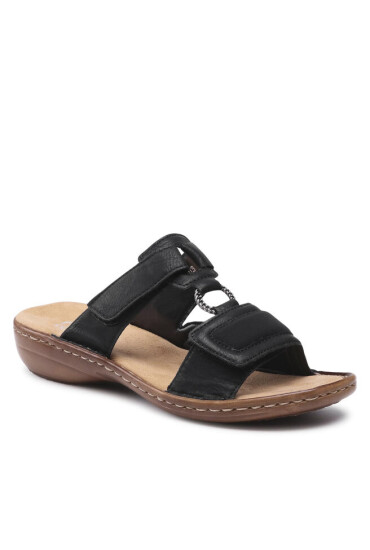 Rieker Чехли 608N9-00VE Black - Mera.bg