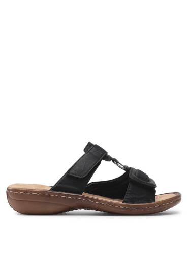 Rieker Чехли 608N9-00VE Black - Mera.bg