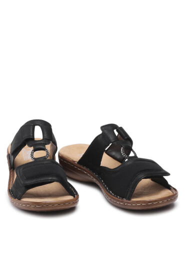 Rieker Чехли 608N9-00VE Black - Mera.bg