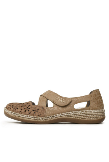 Rieker Обувки 464H4-62 Beige - Mera.bg