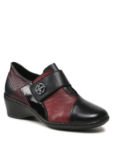 Rieker Обувки 47161-00 Schwarz / Chianti / Schwarz / Bordeaux / Schwarz 00 - Mera.bg