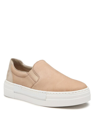 Rieker Сникърси N4951-60 Beige - Mera.bg