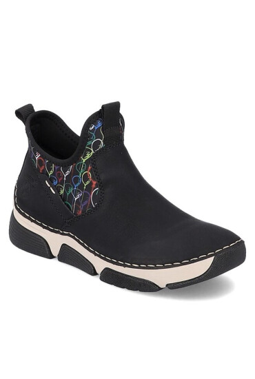 Rieker Сникърси 45957-00 Schwarz / Schwarz-Balao 00 - Mera.bg