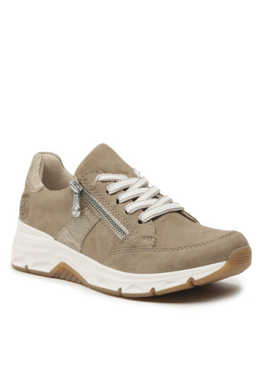 Rieker Сникърси 48133-62 Beige - Mera.bg