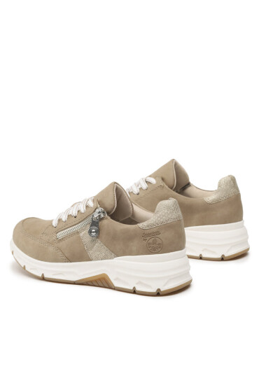 Rieker Сникърси 48133-62 Beige - Mera.bg