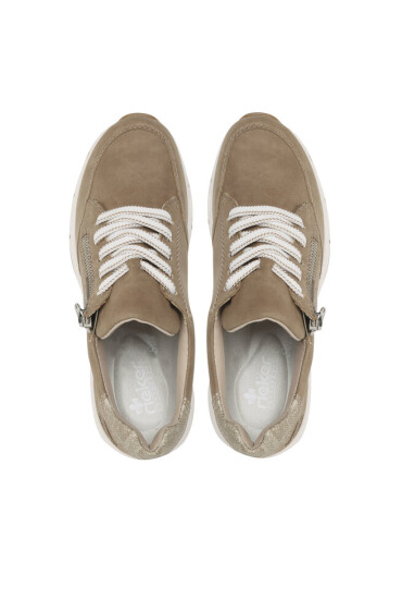 Rieker Сникърси 48133-62 Beige - Mera.bg