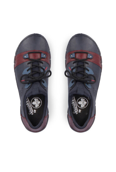 Rieker Сникърси 55057-14 Ozean / Wine / Navy / Royal 14 - Mera.bg