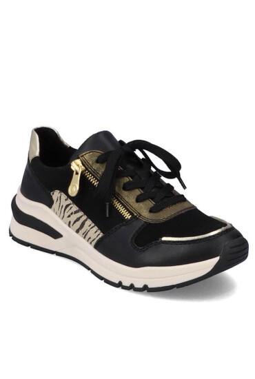 Rieker Сникърси M6616-00 Schwarz / Lightgold / Schwarz / Ginger / Antik / Schwarz 00 - Mera.bg
