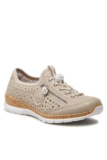 Rieker Сникърси N42P6-62 Beige - Mera.bg