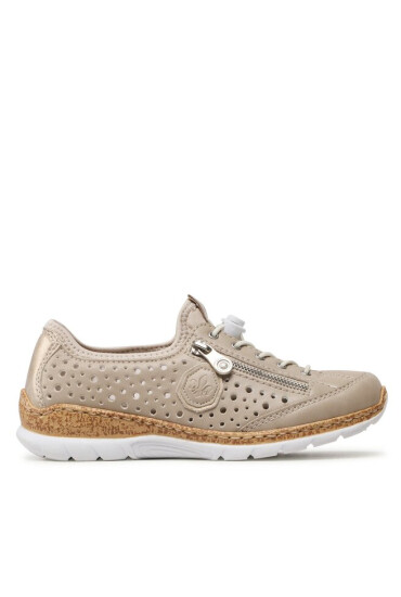 Rieker Сникърси N42P6-62 Beige - Mera.bg